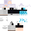 Minecraft skin texture, 64x64 pixels