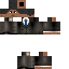 Minecraft skin texture, 64x64 pixels
