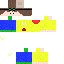 Minecraft skin texture, 64x64 pixels