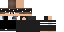 Minecraft skin texture, 64x32 legacy pixels