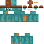Minecraft skin texture, 64x64 pixels
