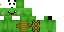Minecraft skin texture, 64x32 legacy pixels