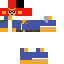Minecraft skin texture, 64x64 pixels
