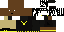 Minecraft skin texture, 64x32 legacy pixels