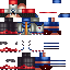 Minecraft skin texture, 64x64 pixels
