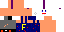 Minecraft skin texture, 64x32 legacy pixels