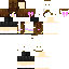 Minecraft skin texture, 64x64 pixels