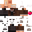 Minecraft skin texture, 64x64 pixels