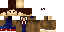 Minecraft skin texture, 64x32 legacy pixels