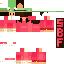 Minecraft skin texture, 64x64 pixels