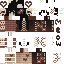 Minecraft skin texture, 64x64 pixels