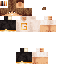 Minecraft skin texture, 64x64 pixels