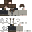 Minecraft skin texture, 64x64 pixels