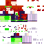 Minecraft skin texture, 64x64 pixels