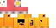 Minecraft skin texture, 64x32 legacy pixels
