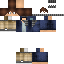 Minecraft skin texture, 64x64 pixels