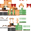 Minecraft skin texture, 64x64 pixels
