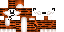 Minecraft skin texture, 64x32 legacy pixels