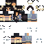 Minecraft skin texture, 64x64 pixels