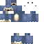 Minecraft skin texture, 64x64 pixels
