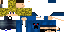 Minecraft skin texture, 64x32 legacy pixels