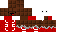 Minecraft skin texture, 64x32 legacy pixels