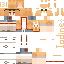 Minecraft skin texture, 64x64 pixels
