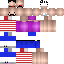 Minecraft skin texture, 64x64 pixels