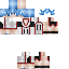 Minecraft skin texture, 64x64 pixels