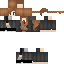 Minecraft skin texture, 64x64 pixels