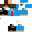 Minecraft skin texture, 64x64 pixels