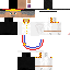 Minecraft skin texture, 64x64 pixels
