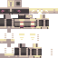 Minecraft skin texture, 64x64 pixels