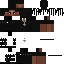 Minecraft skin texture, 64x64 pixels