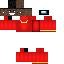 Minecraft skin texture, 64x64 pixels