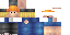 Minecraft skin texture, 64x32 legacy pixels