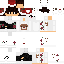 Minecraft skin texture, 64x64 pixels