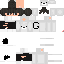 Minecraft skin texture, 64x64 pixels