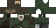 Minecraft skin texture, 64x32 legacy pixels