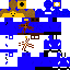 Minecraft skin texture, 64x64 pixels