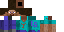 Minecraft skin texture, 64x32 legacy pixels