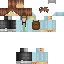 Minecraft skin texture, 64x64 pixels