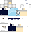 Minecraft skin texture, 64x64 pixels