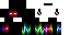 Minecraft skin texture, 64x32 legacy pixels
