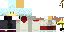 Minecraft skin texture, 64x32 legacy pixels