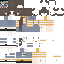 Minecraft skin texture, 64x64 pixels
