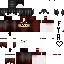 Minecraft skin texture, 64x64 pixels