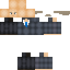 Minecraft skin texture, 64x64 pixels
