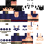 Minecraft skin texture, 64x64 pixels