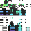 Minecraft skin texture, 64x64 pixels